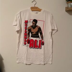 White Muhammad Ali Graphic T-Shirt